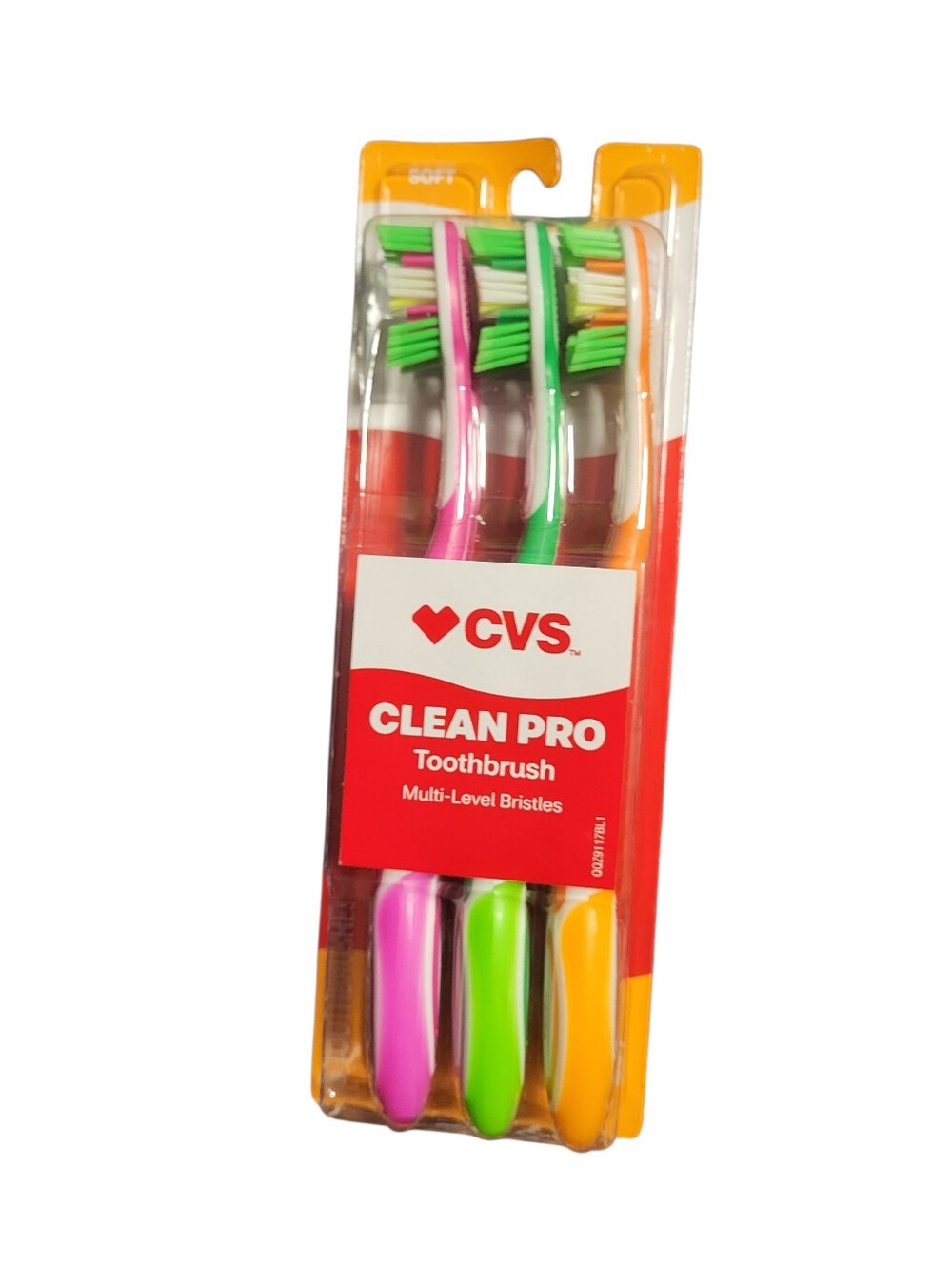 CVS Toothbrush 6 – Pink, Green, Orange